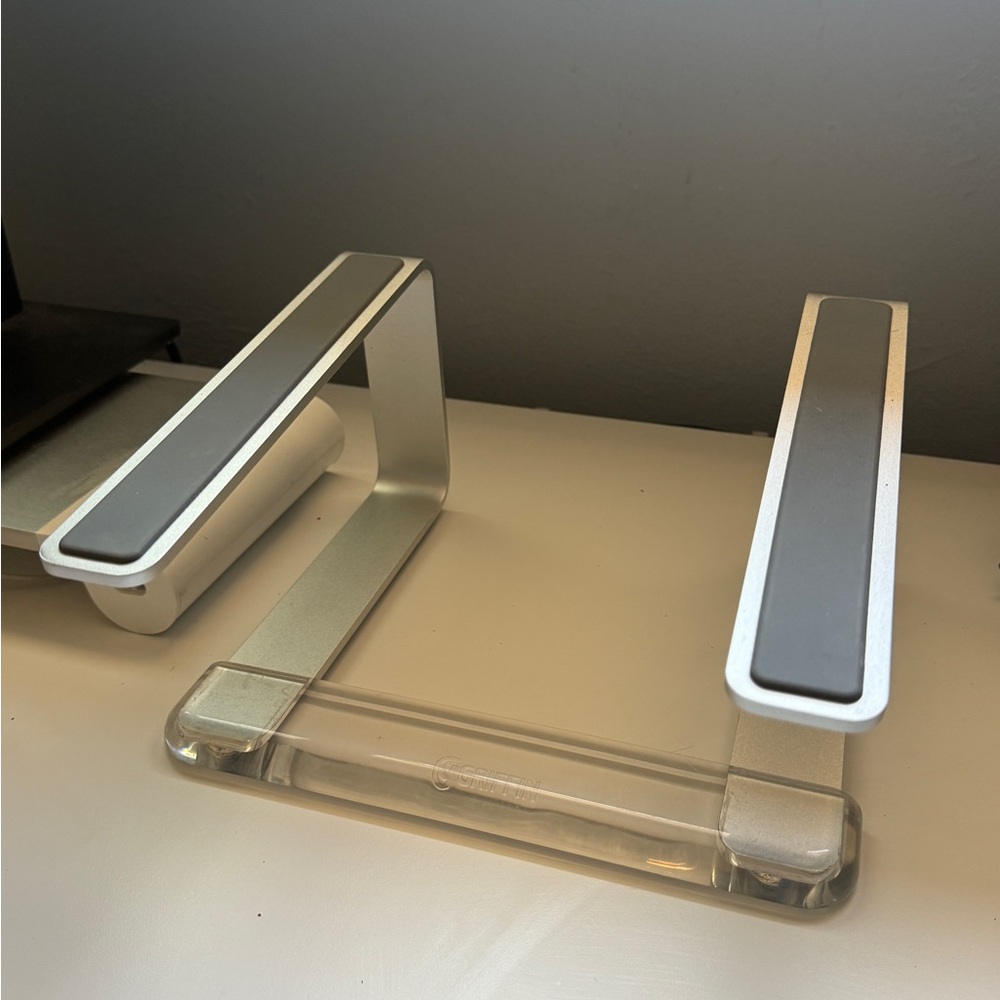 Griffin Silver and Gray Laptop Stand